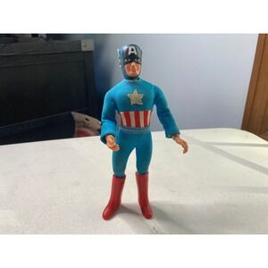 Vintage Mego Captain America 8 Inch Action Figure Marvel WGSH 1970s